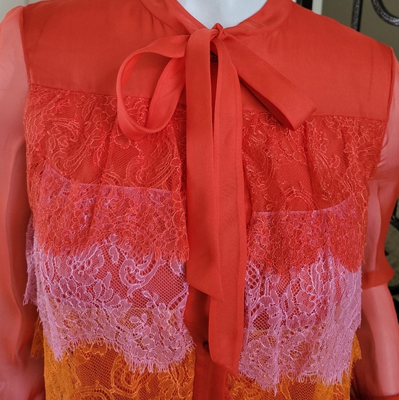 Valentino Rainbow Lace Dress β€οΈ - Picture 4 of 14